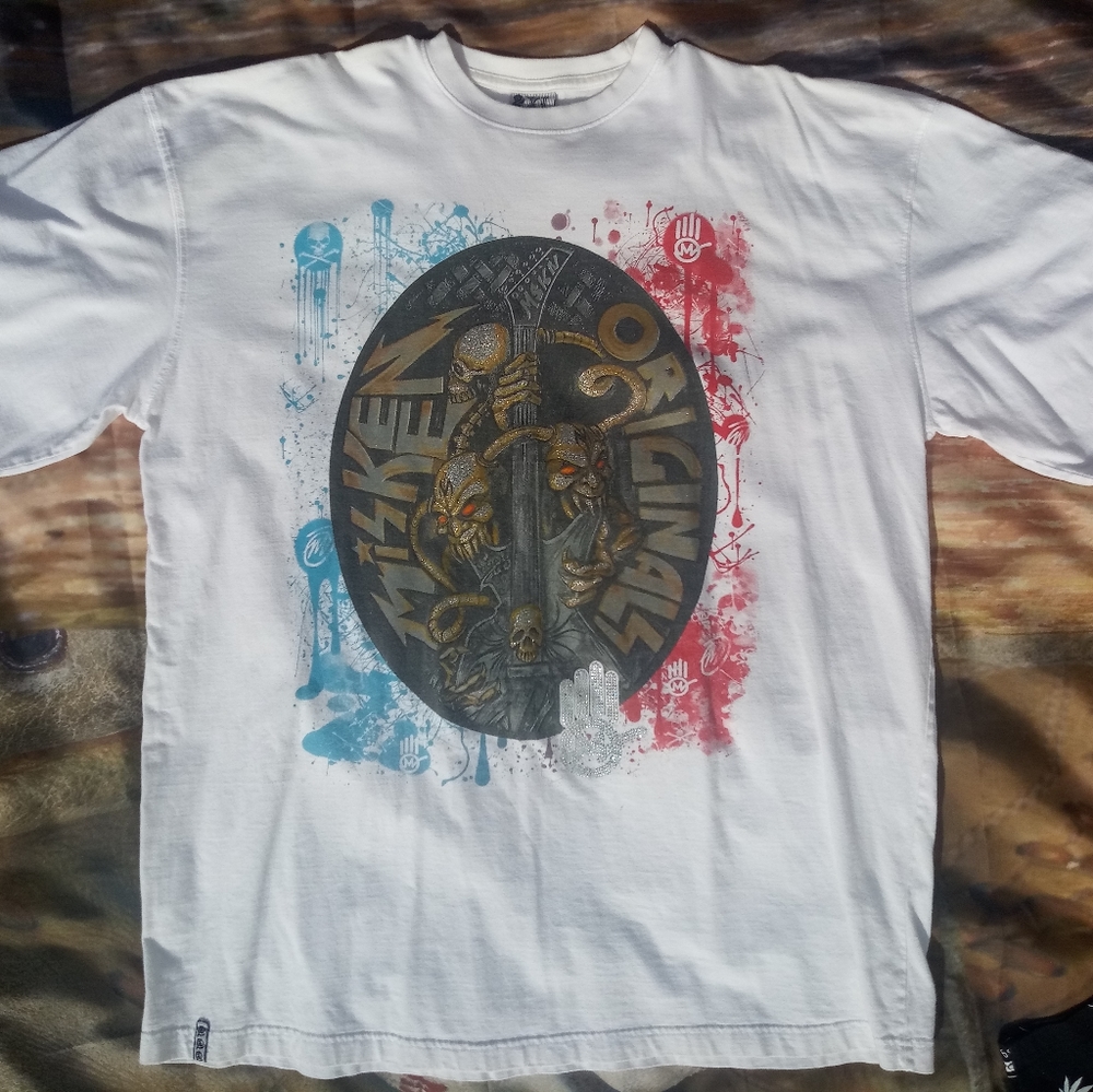 Vintage MISKEEN ORIGINALS Graphic T-Shirt Size 2XL